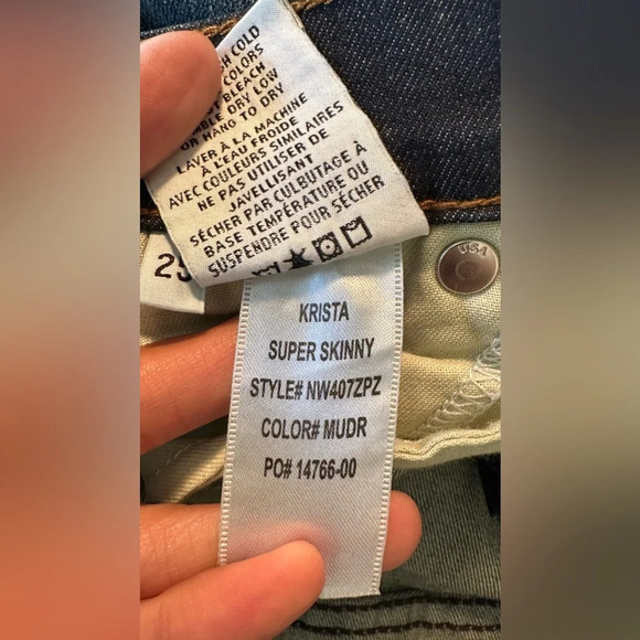 New Hudson Krista Super Skinny Jeans Low Rise 25 - Picture 11 of 11
